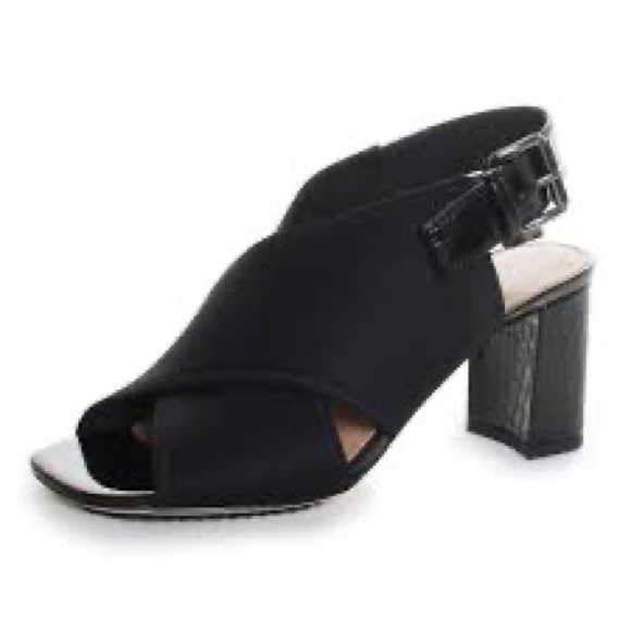 Donald Pliner Black Croco Pyper Slingback - Picture 3 of 15